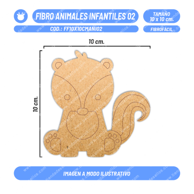 Fibrofácil Animales Infantiles 02