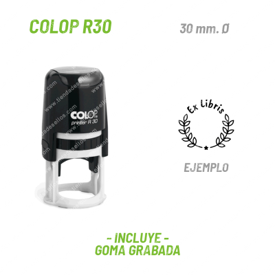 COLOP - PR.R30.DAT - Timbro datario r30 diametro 30mm 4righe