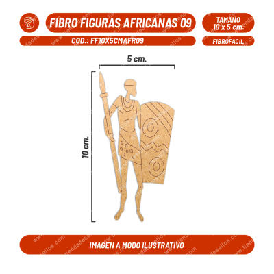 Fibrofácil Figuras Africanas 09