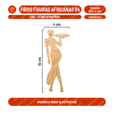 Fibrofácil Figuras Africanas 04