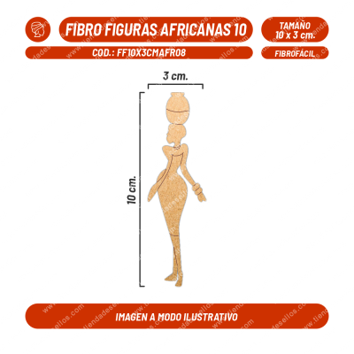 Fibrofácil Figuras Africanas 10