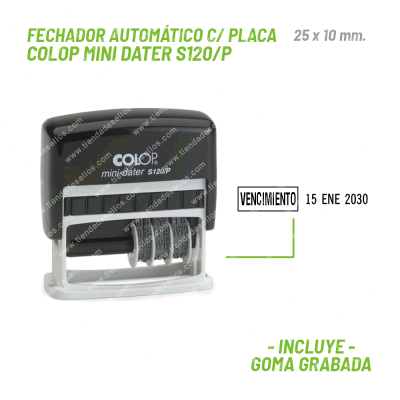 Fechador Colop Mini Dater S120/P