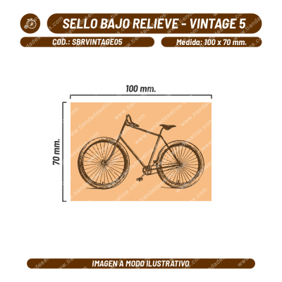 Sello Bajo Relieve - Vintage 05