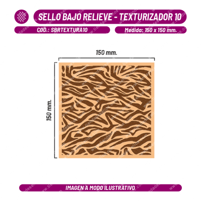 Sello Bajo Relieve - Texturizador 10