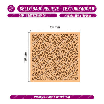 Sello Bajo Relieve - Texturizador 08