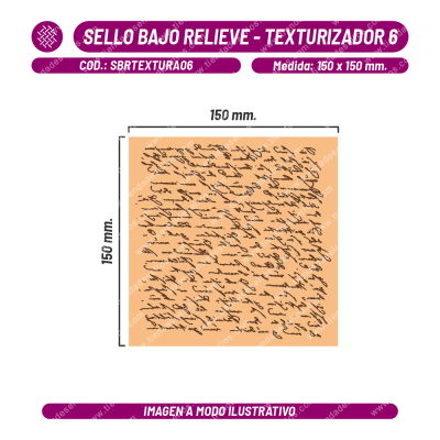 Sello Bajo Relieve - Texturizador 06