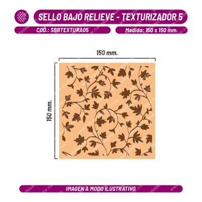 Sello Bajo Relieve - Texturizador 05