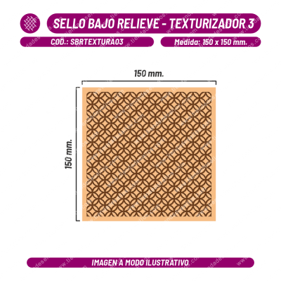 Sello Bajo Relieve - Texturizador 03