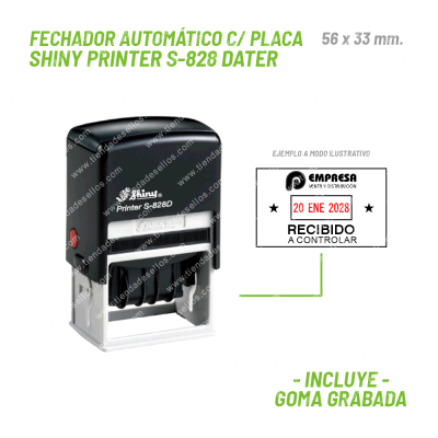 Fechador Shiny Printer S-828 Dater