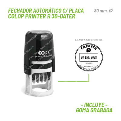 Fechador Redondo Colop Printer R30 Dater