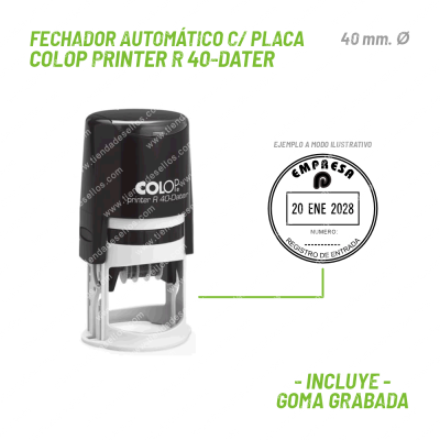 Fechador Redondo Colop Printer R40 Dater