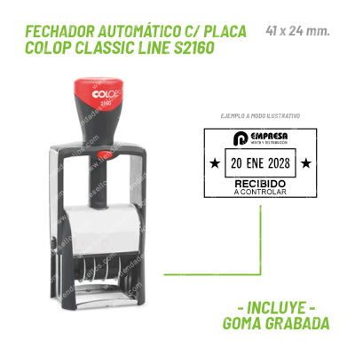 Fechador Colop Classic Line S2160