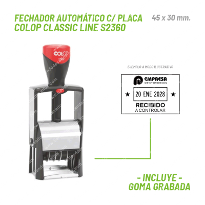 Fechador Colop Classic Line S2360