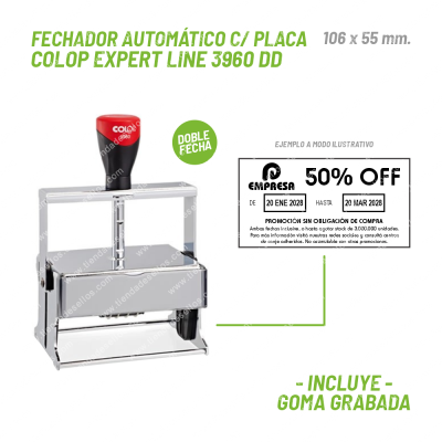 Fechador Colop Expert Line 3960 DD