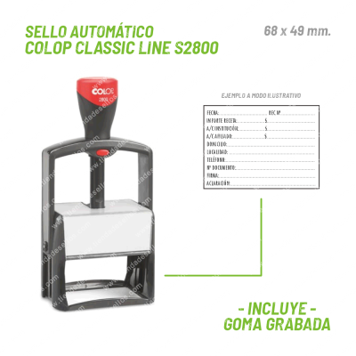 Sello Colop Classic Line S2800