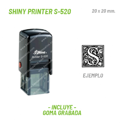 Sello Cuadrado Shiny Printer S-520