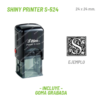 Sello Cuadrado Shiny Printer S-524