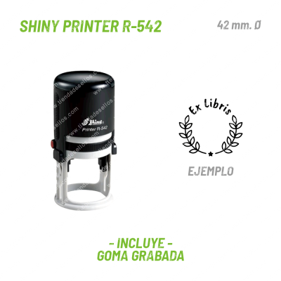 Sello Redondo Shiny Printer R-542