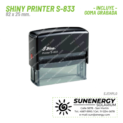 Sello Shiny Printer S-833