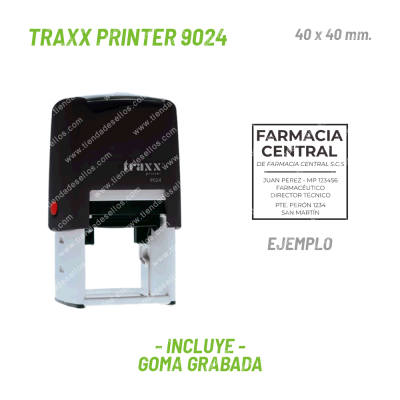 Sello Cuadrado Traxx Printer 9024