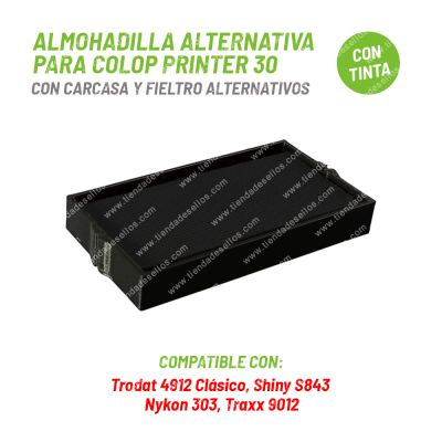 Almohadilla Alternativa para Printer 30 Con Tinta