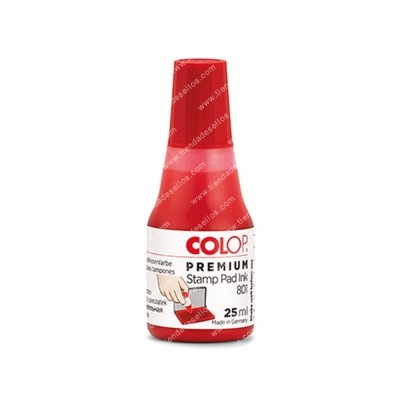 Tinta Colop 801 25ml Rojo