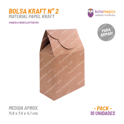 Bolsa Kraft N°2 BuhoMagico