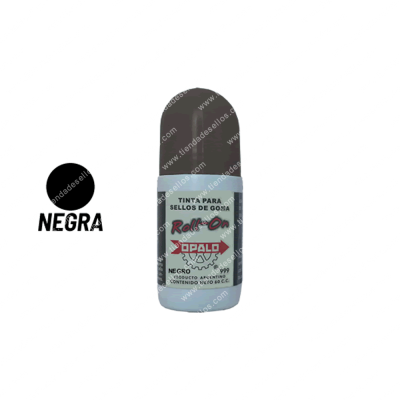 Tinta Opalo 999 Roll-On Negra 60cc.