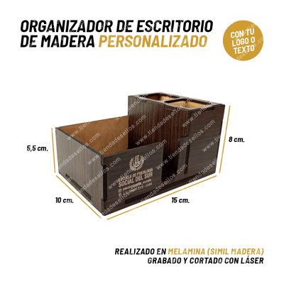 Organizador Escritorio Lapicero / Porta Taco Personalizado