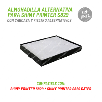 Almohadilla Alternativa para Shiny S-829 Sin Tinta