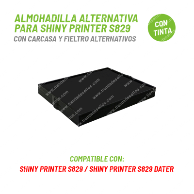 Almohadilla Alternativa para Shiny S-829 Con Tinta