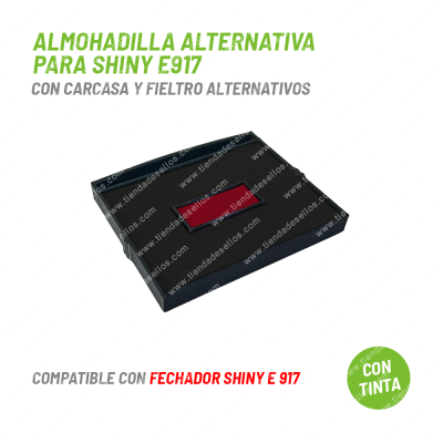 Almohadilla Alternativa Bicolor para Shiny E907 y E917 Con Tinta