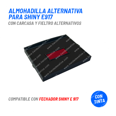 Almohadilla Alternativa Bicolor para Shiny E907 y E917 Con Tinta