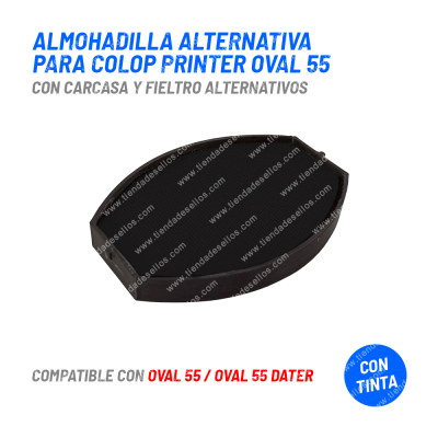 Almohadilla Alternativa para Colop Printer Oval 55 Con Tinta