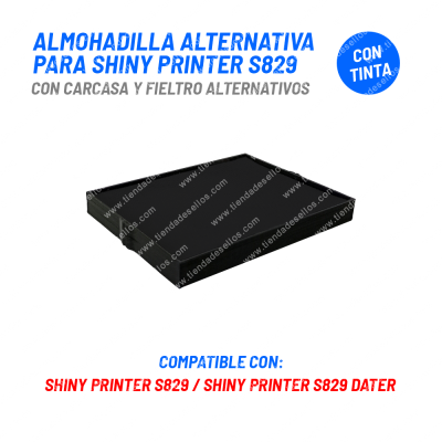 Almohadilla Alternativa para Shiny S-829 Con Tinta