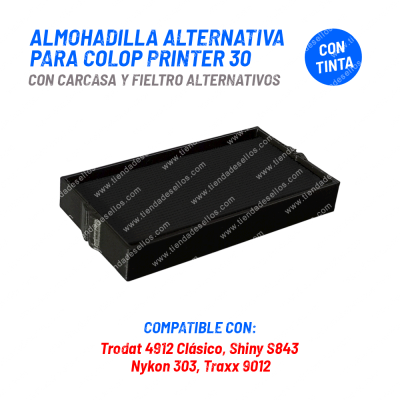 Almohadilla Alternativa para Printer 30 Con Tinta