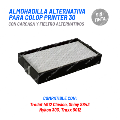 Almohadilla Alternativa para Printer 30 Sin Tinta