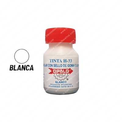 Tinta Opalo H33 Blanca 30cc.