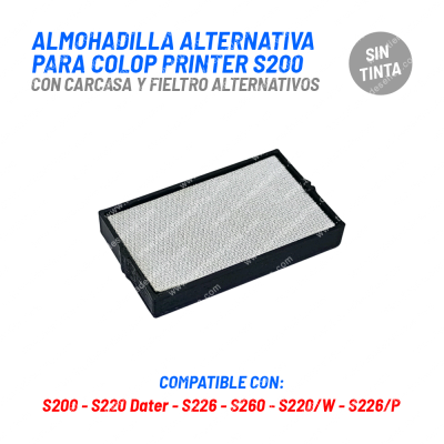 Almohadilla Alternativa para Colop Printer S200 Sin Tinta