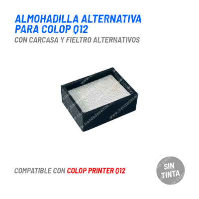 Almohadilla Alternativa para Colop Printer Q12 Sin Tinta