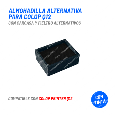Almohadilla Alternativa para Colop Printer Q12 Con Tinta