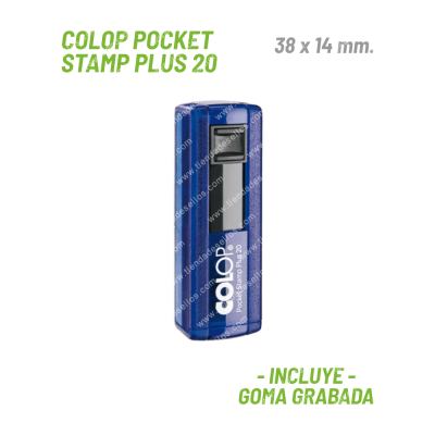 Sello de Bolsillo Colop Pocket Stamp Plus 20