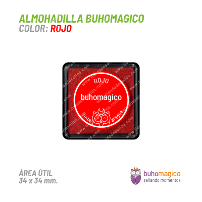 Almohadilla BuhoMagico - Rojo