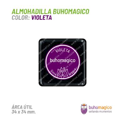 Almohadilla BuhoMagico - Violeta