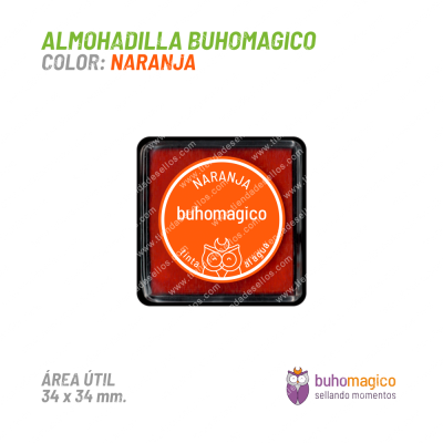 Almohadilla BuhoMagico - Naranja