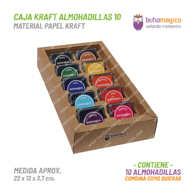 Caja Kraft (vacía) para 5 Almohadillas BuhoMagico