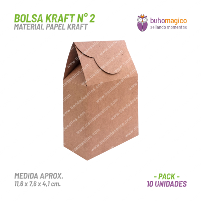 Bolsa Kraft N°2 BuhoMagico
