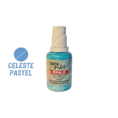 Tinta Opalo Celeste Pastel 30cc.